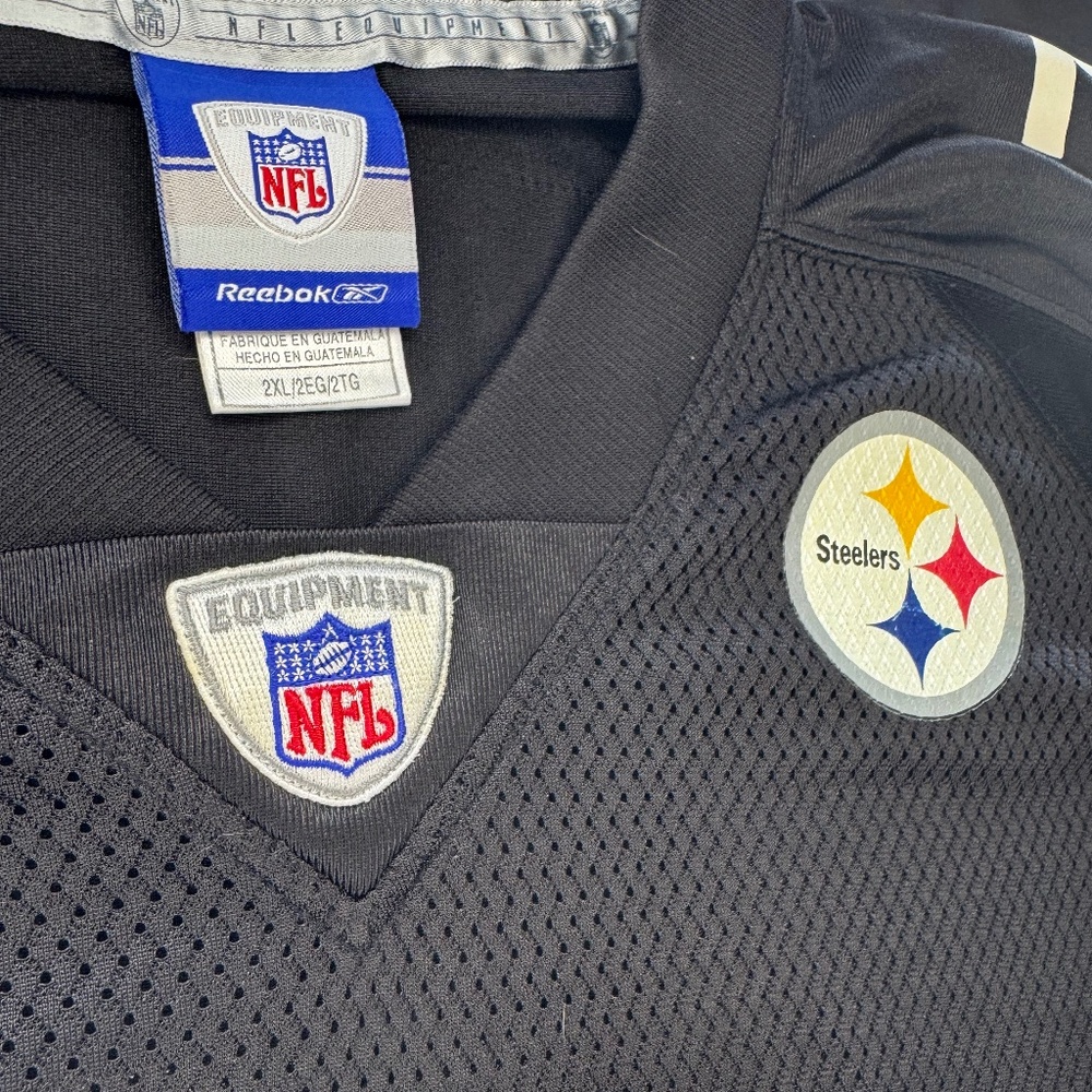 Pittsburgh Steelers Jersey #7 Ben Roethlisberger Reebok - XXL - Picture 5 of 7